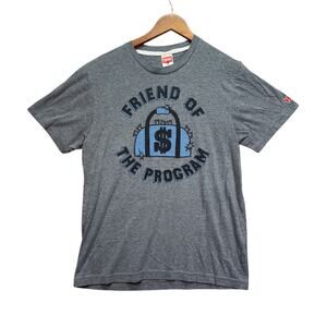 Homage Men's Friend of the Program Basketball Football Money T-Shirt Tee M